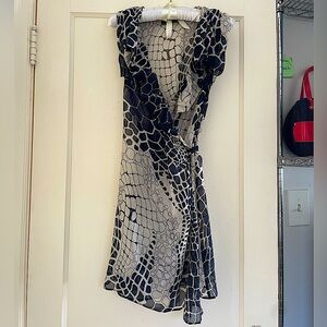 Allsaints silk wrap dress size 8